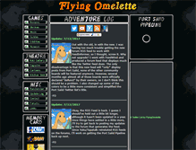 Tablet Screenshot of flyingomelette.com